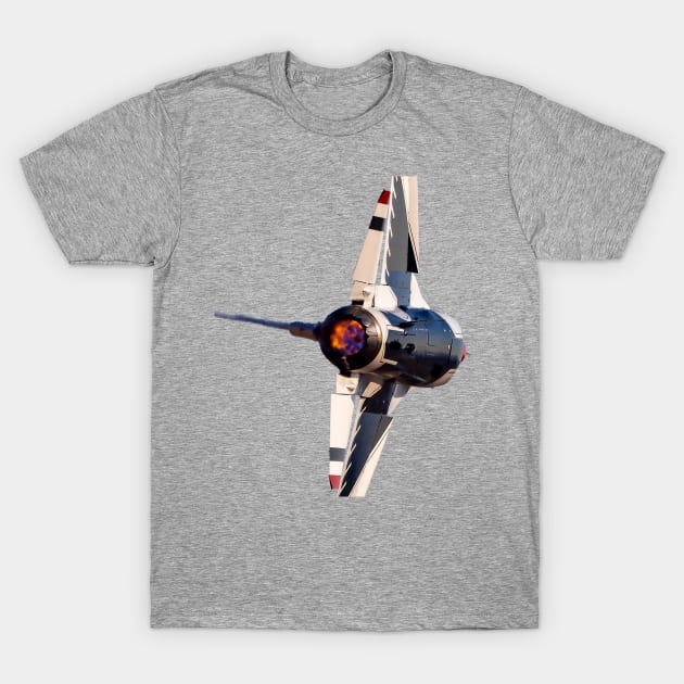 Thunderbird F-16C Afterburner no background T-Shirt by acefox1